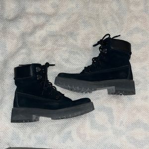 Timberland black boots size 7.5